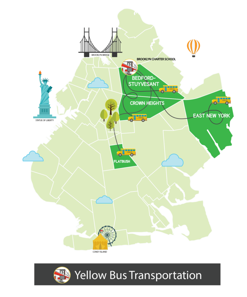 BrooklynCharterSchoolBusMap Brooklyn Charter School